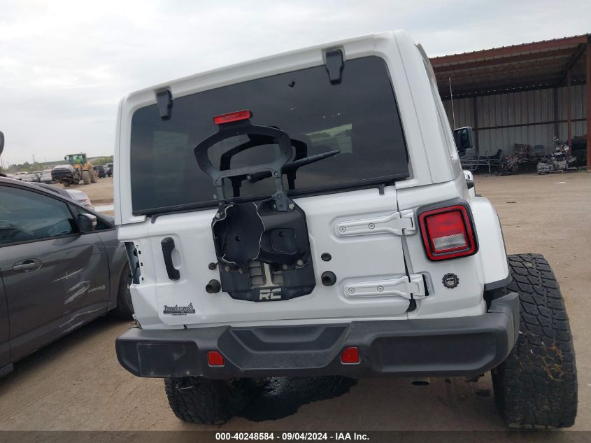 2021 Jeep Wrangler Unlimited Sahara VIN: 1C4HJXEG9MW511420 Lot: 40248584