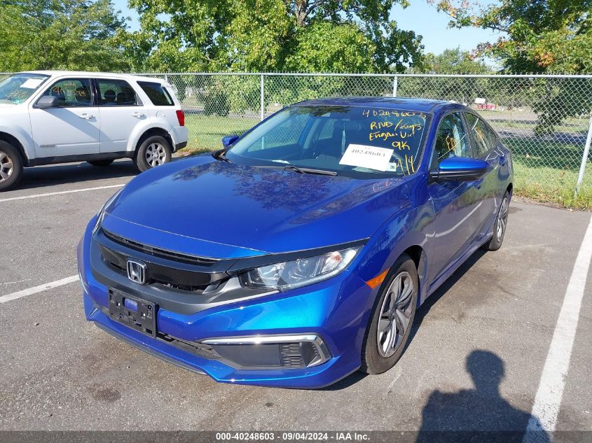 2021 Honda Civic Lx VIN: 2HGFC2F69MH523545 Lot: 40248603