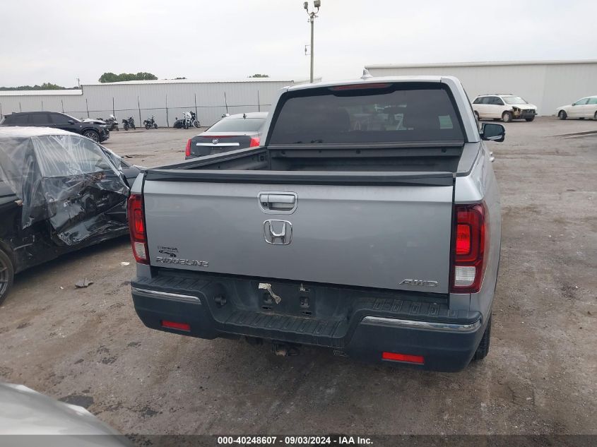 2018 Honda Ridgeline Rtl-T VIN: 5FPYK3F63JB004340 Lot: 40248607