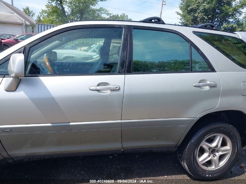 2003 Lexus Rx 300 VIN: JTJHF10U630302372 Lot: 40248608