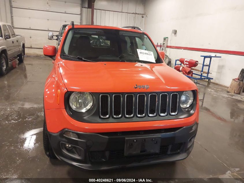 2016 Jeep Renegade Latitude VIN: ZACCJBBT8GPC54444 Lot: 40248621