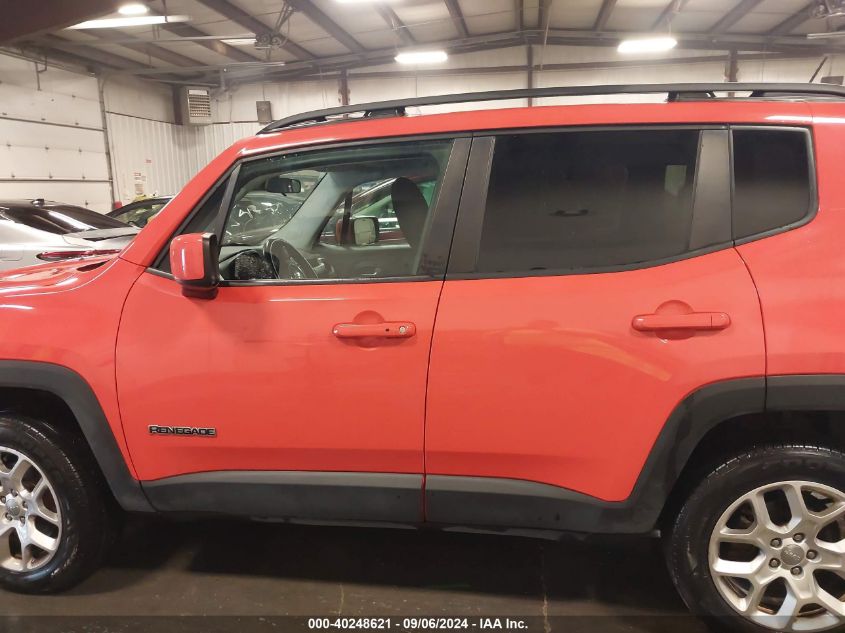 2016 Jeep Renegade Latitude VIN: ZACCJBBT8GPC54444 Lot: 40248621