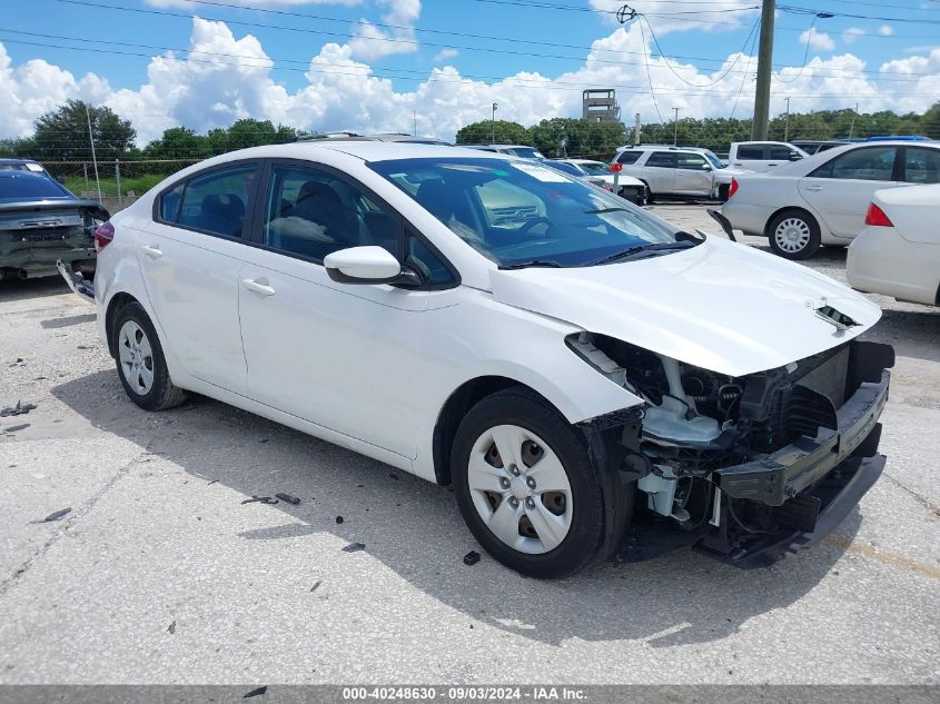 2017 Kia Forte Lx VIN: 3KPFL4A78HE017426 Lot: 40248630