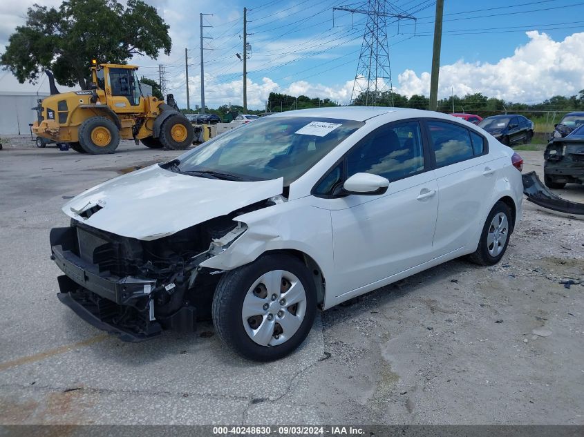 2017 Kia Forte Lx VIN: 3KPFL4A78HE017426 Lot: 40248630