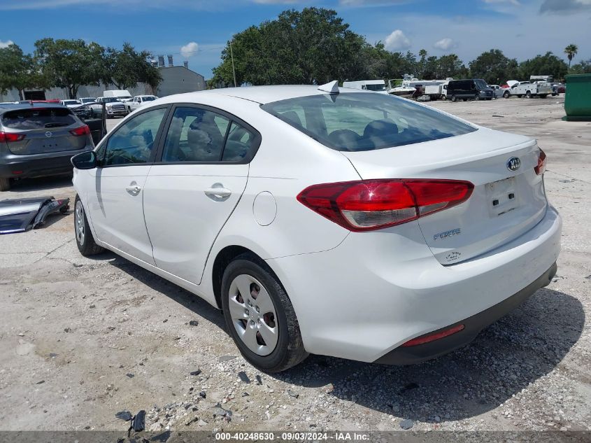 2017 Kia Forte Lx VIN: 3KPFL4A78HE017426 Lot: 40248630