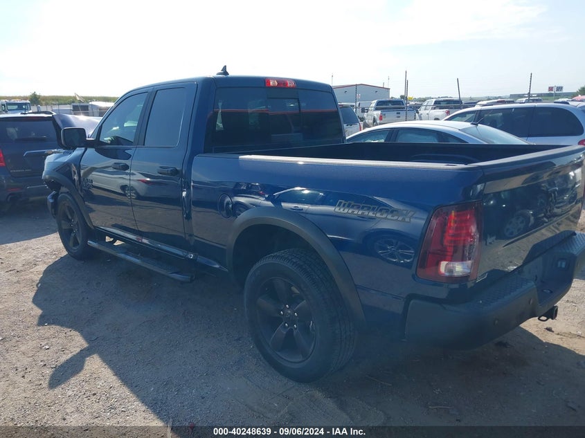 VIN 1C6RR7GG5LS122877 2020 RAM 1500 CLASSIC WARLOCK QUAD CAB 4X4 "64" BOX
