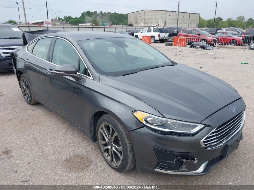 2019 Ford Fusion Sel VIN: 3FA6P0CD7KR224718 Lot: 40248640