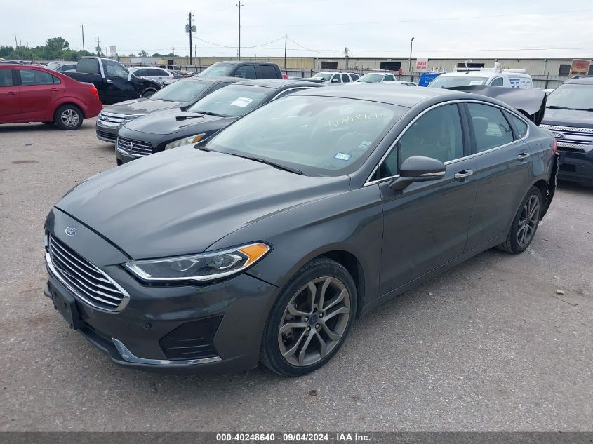 2019 Ford Fusion Sel VIN: 3FA6P0CD7KR224718 Lot: 40248640