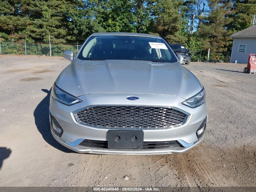 2019 Ford Fusion Titanium VIN: 3FA6P0D90KR152609 Lot: 40248649