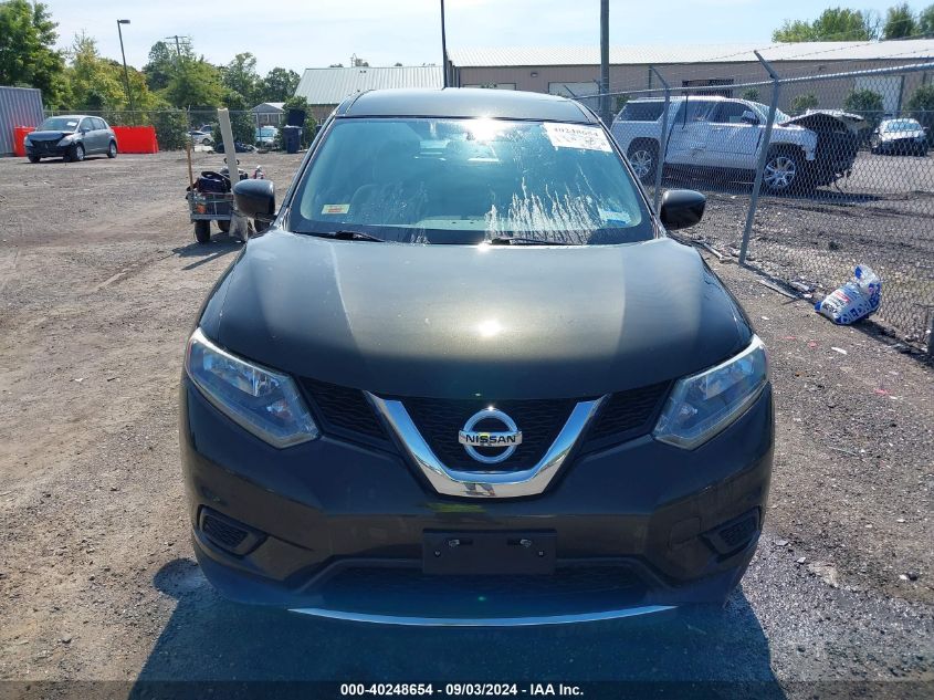 2016 Nissan Rogue S VIN: 5N1AT2MV5GC761088 Lot: 40248654