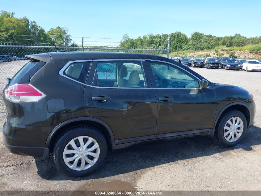 2016 Nissan Rogue S VIN: 5N1AT2MV5GC761088 Lot: 40248654