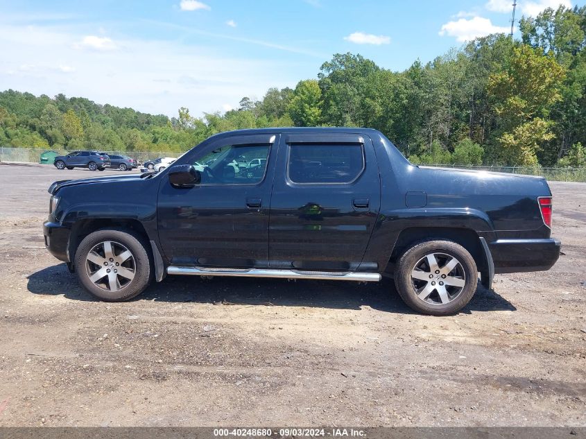 2014 Honda Ridgeline Se VIN: 5FPYK1F64EB007449 Lot: 40248680