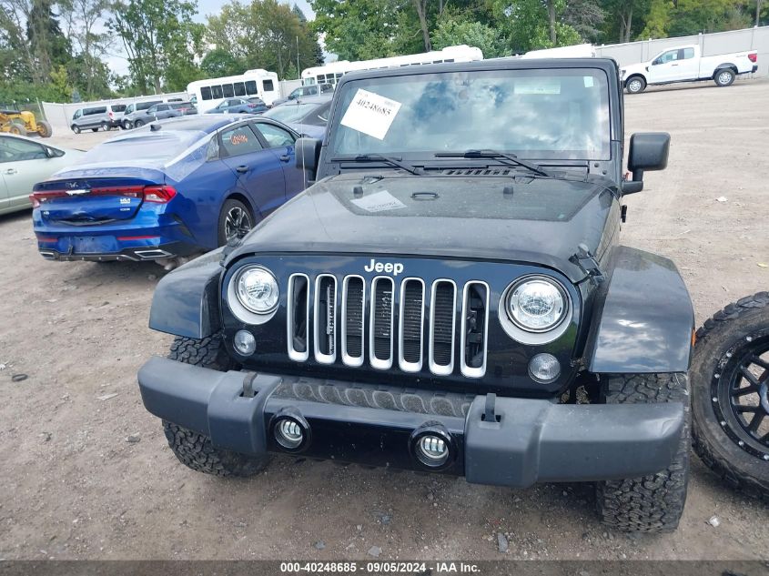 2018 Jeep Wrangler Jk Unlimited Sahara VIN: 1C4BJWEG8JL913796 Lot: 40248685