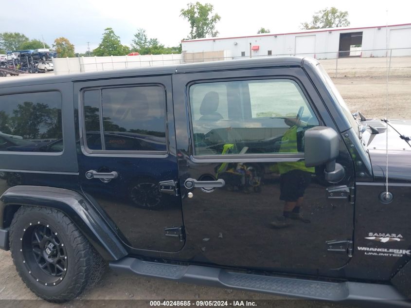 2018 Jeep Wrangler Jk Unlimited Sahara VIN: 1C4BJWEG8JL913796 Lot: 40248685