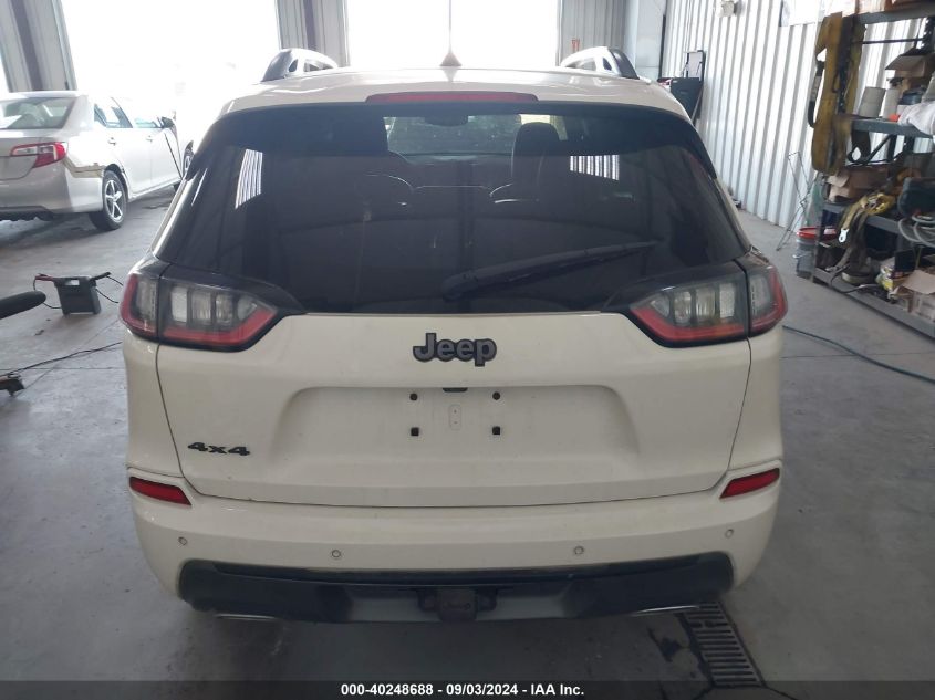 2019 Jeep Cherokee High Altitude 4X4 VIN: 1C4PJMDX4KD338314 Lot: 40248688