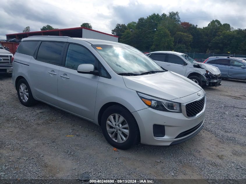 KNDMB5C18H6309480 2017 KIA SEDONA - Image 1