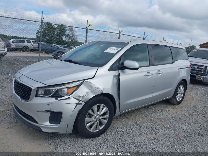 KNDMB5C18H6309480 2017 KIA SEDONA - Image 2