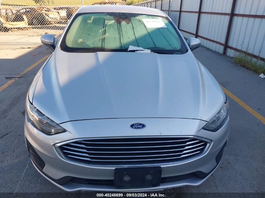 2019 Ford Fusion Hybrid Se VIN: 3FA6P0LU1KR263708 Lot: 40248699