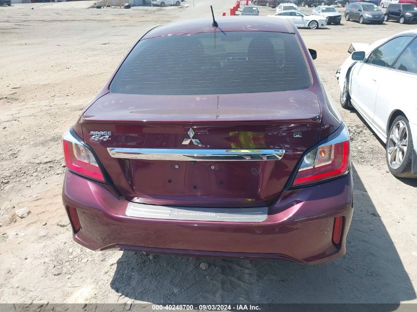 2022 Mitsubishi Mirage G4 Se VIN: ML32FVFJ8NHF04508 Lot: 40248700