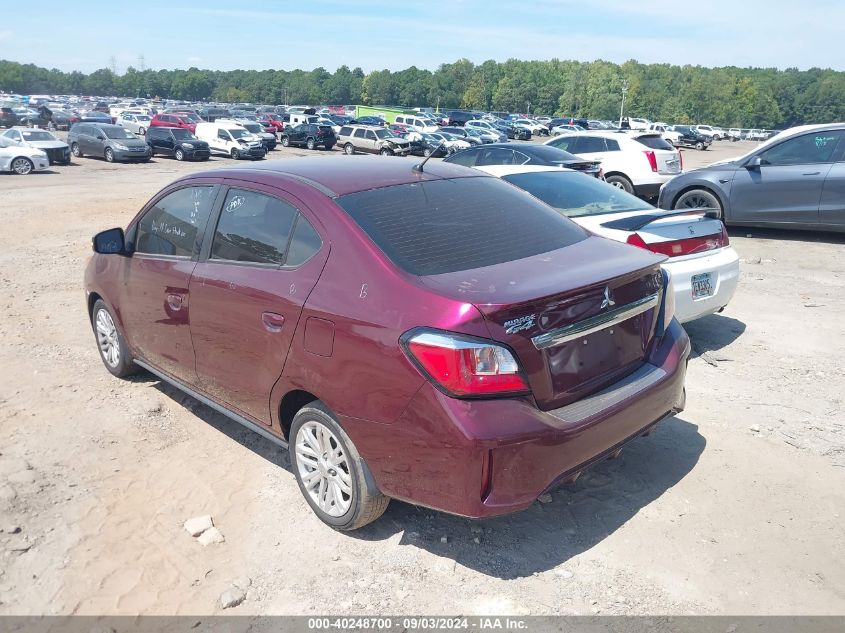 2022 Mitsubishi Mirage G4 Se VIN: ML32FVFJ8NHF04508 Lot: 40248700