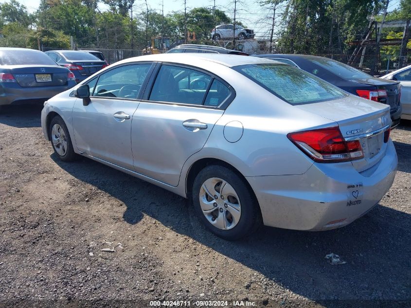 2015 Honda Civic Lx VIN: 19XFB2F50FE271532 Lot: 40248711