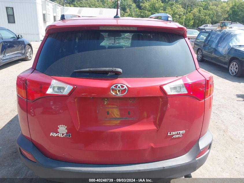 2015 Toyota Rav4 Limited VIN: 2T3DFREV6FW268337 Lot: 40248739