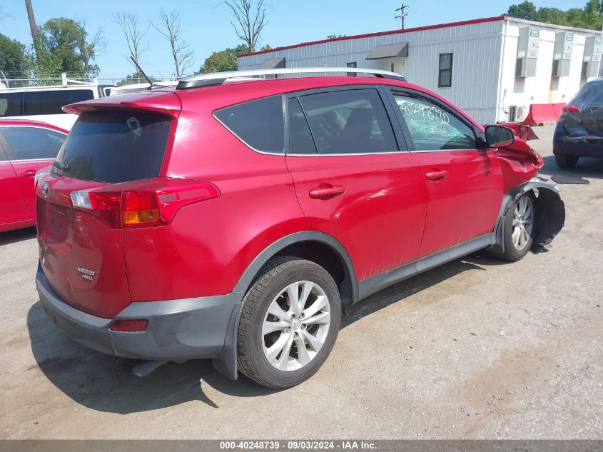 2015 Toyota Rav4 Limited VIN: 2T3DFREV6FW268337 Lot: 40248739