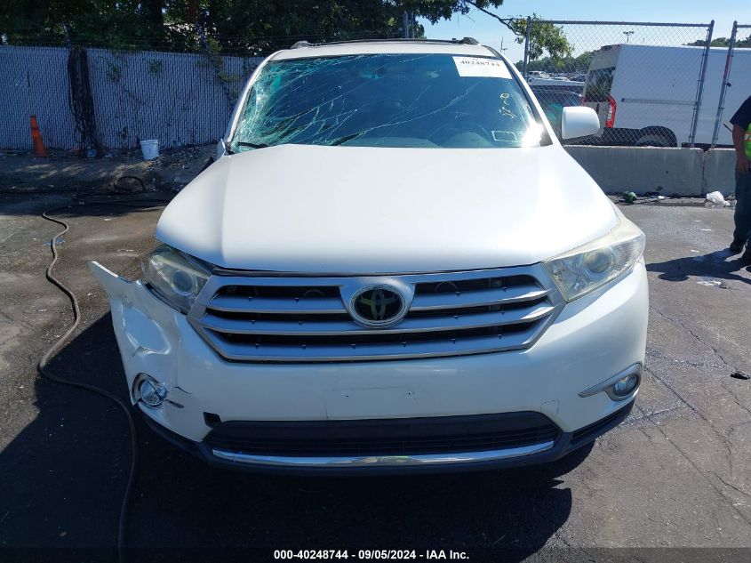 2013 Toyota Highlander Se V6 VIN: 5TDBK3EH0DS278709 Lot: 40248744