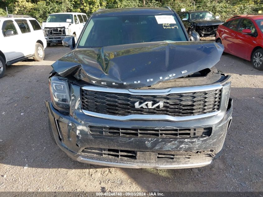 2022 Kia Telluride Ex VIN: 5XYP34HC0NG259455 Lot: 40248748