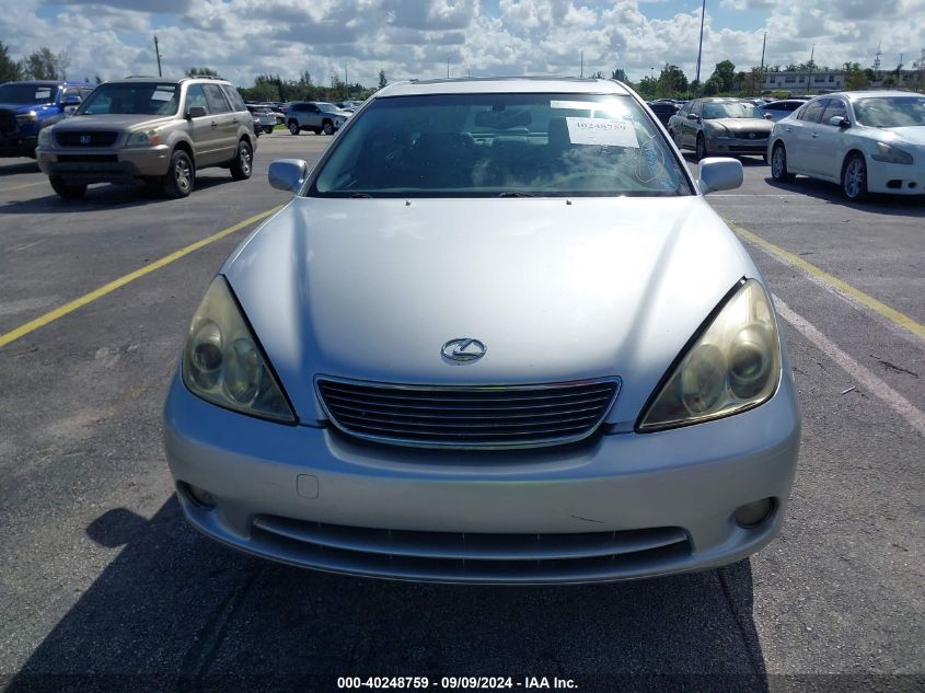 2006 Lexus Es 330 VIN: JTHBA30G365171050 Lot: 40248759