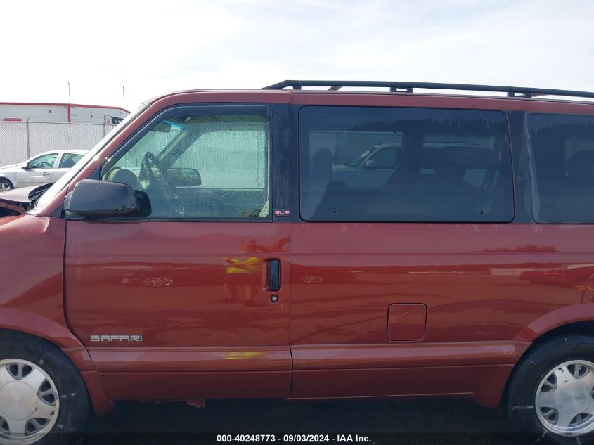 2000 GMC Safari Sl VIN: 1GKDM19W4YB531516 Lot: 40248773