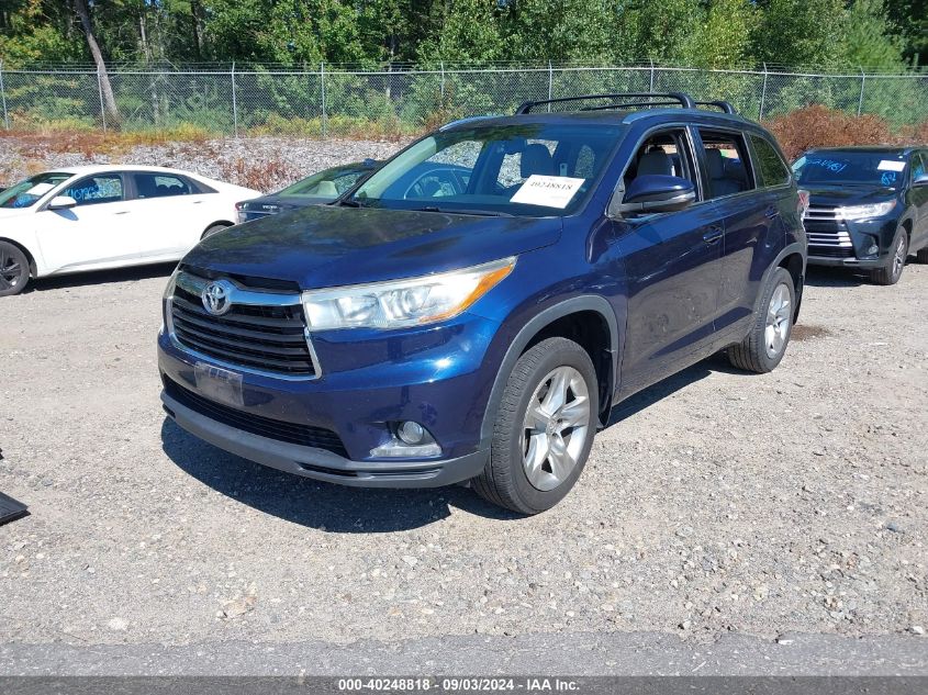 5TDDKRFH5FS178425 2015 TOYOTA HIGHLANDER - Image 2