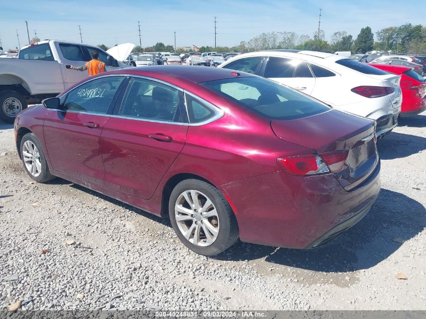 2015 Chrysler 200 Limited VIN: 1C3CCCAG0FN685084 Lot: 40248831