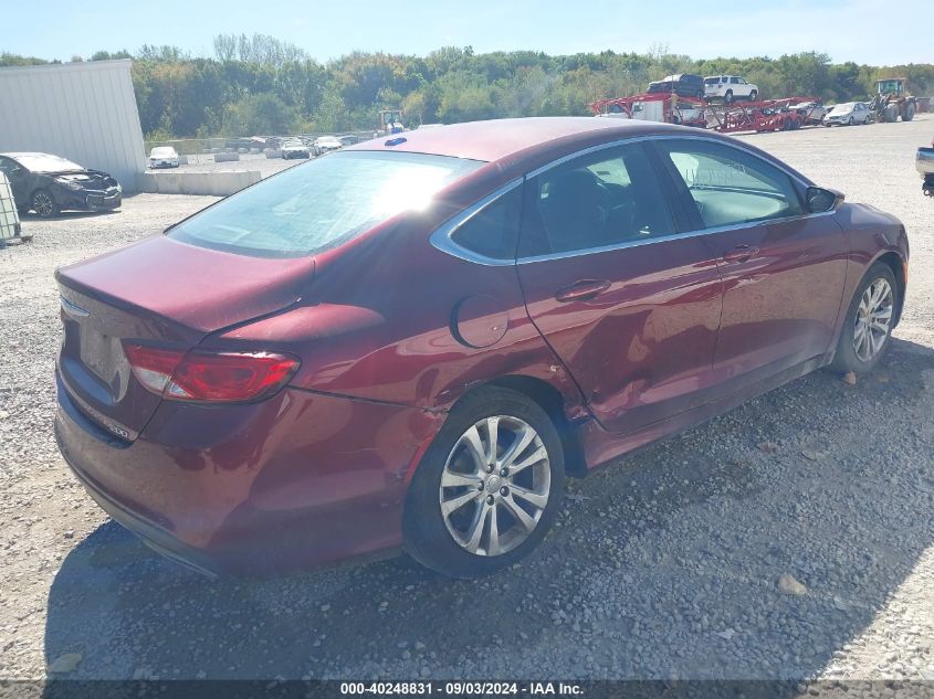 2015 Chrysler 200 Limited VIN: 1C3CCCAG0FN685084 Lot: 40248831