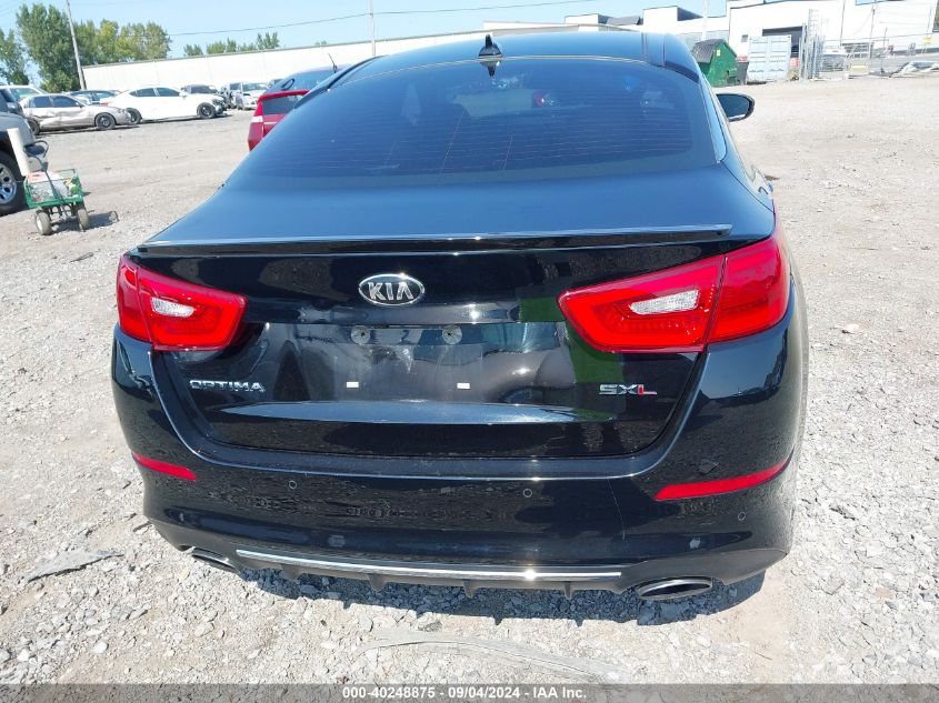 2014 Kia Optima Sxl Turbo VIN: 5XXGR4A60EG274948 Lot: 40248875