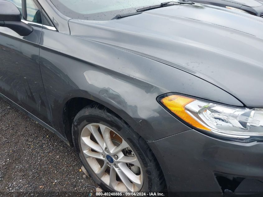 2019 Ford Fusion Se VIN: 3FA6P0HD3KR160864 Lot: 40248885