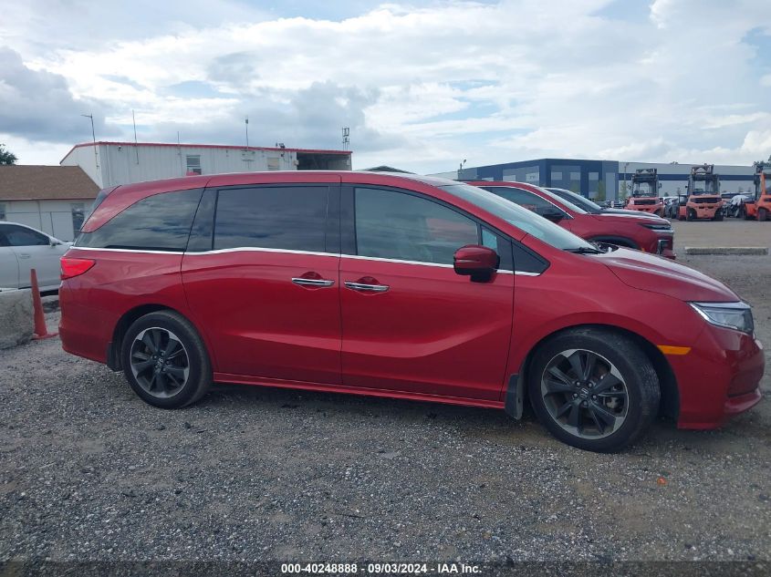 2023 Honda Odyssey Elite VIN: 5FNRL6H9XPB022247 Lot: 40248888