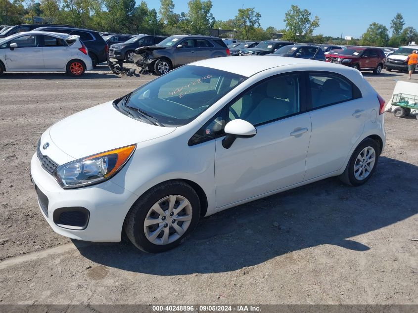 2014 Kia Rio Lx VIN: KNADM5A39E6416500 Lot: 40248896