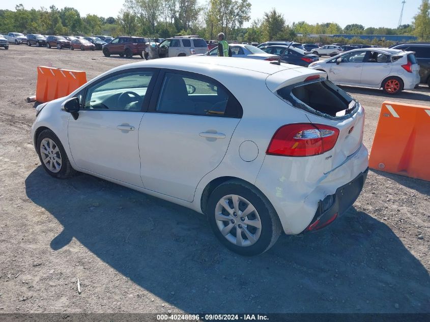 2014 Kia Rio Lx VIN: KNADM5A39E6416500 Lot: 40248896