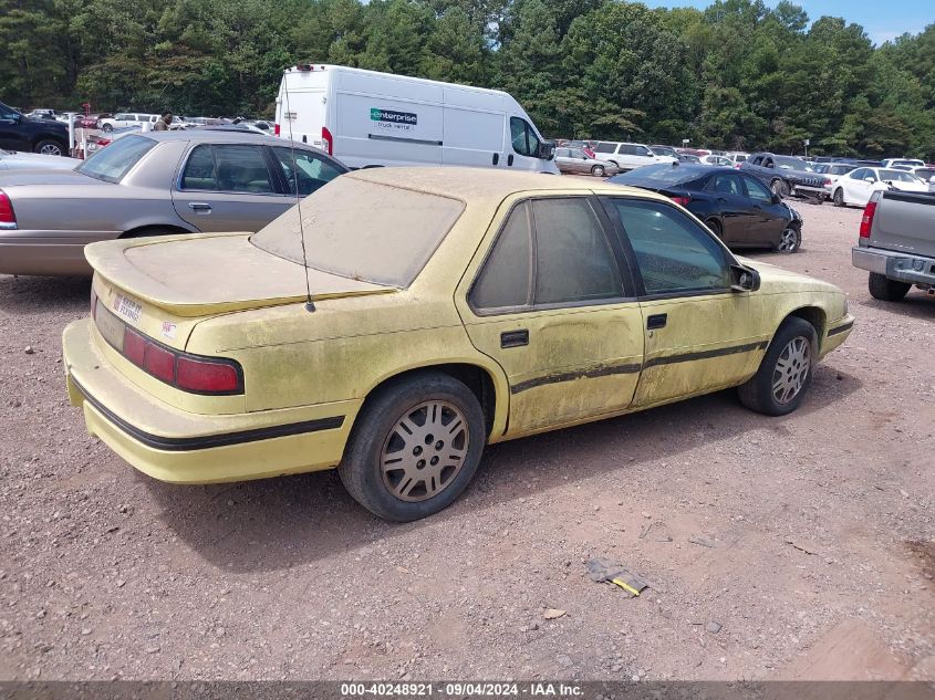 1993 Chevrolet Lumina Euro VIN: 2G1W954T2P9191698 Lot: 40248921