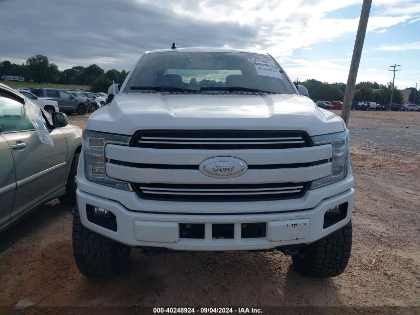 2019 Ford F-150 Lariat VIN: 1FTFW1E53KFB07000 Lot: 40248924