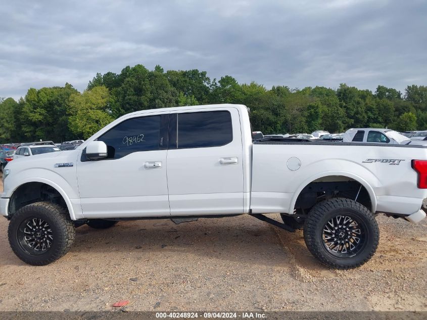 2019 Ford F-150 Supercrew VIN: 1FTFW1E53KFB07000 Lot: 40248924