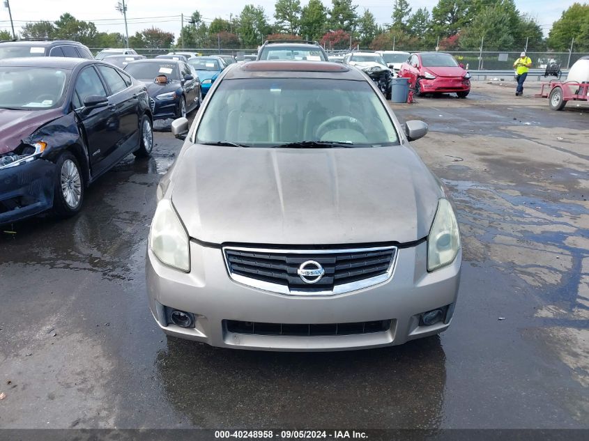 2008 Nissan Maxima Se/Sl VIN: 1N4BA41E58C815351 Lot: 40248958