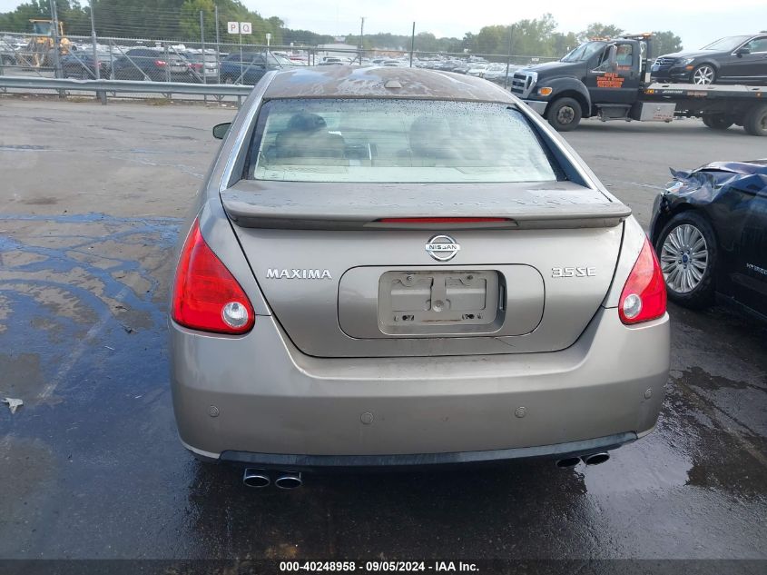 2008 Nissan Maxima Se/Sl VIN: 1N4BA41E58C815351 Lot: 40248958