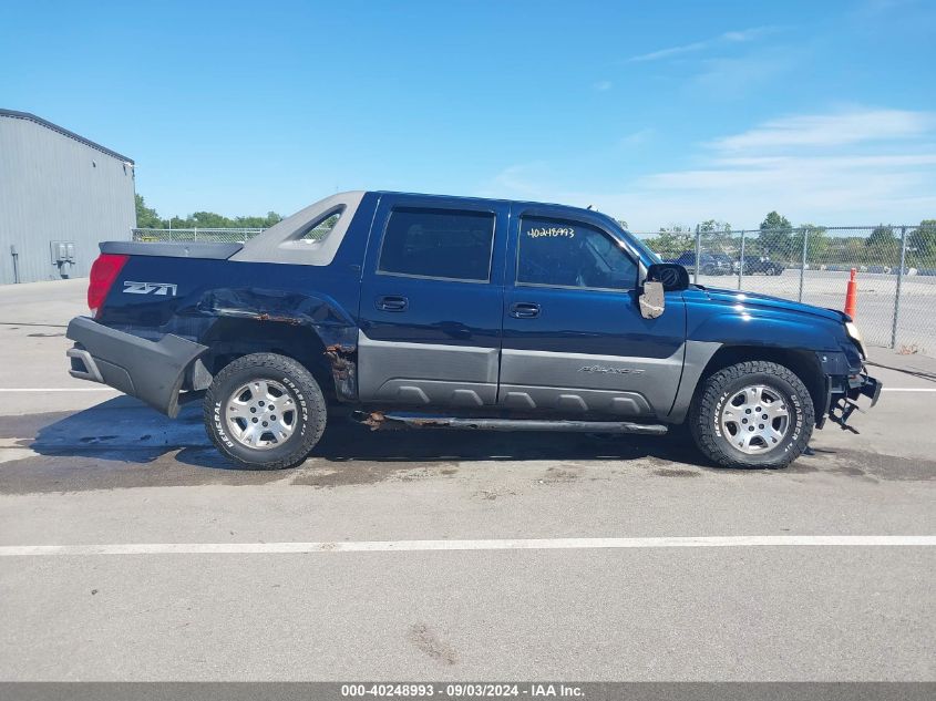 2005 Chevrolet Avalanche 1500 Z71 VIN: 3GNEK12Z45G292800 Lot: 40248993