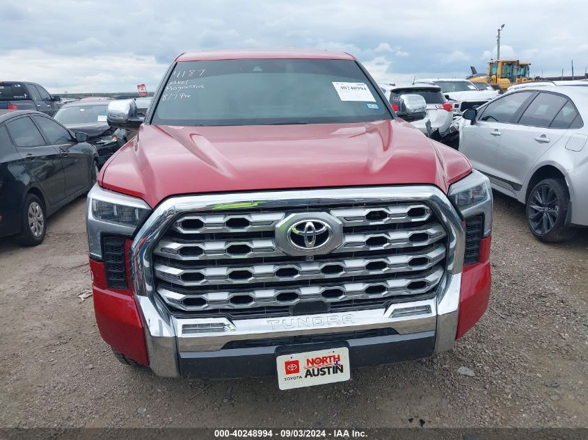 2022 Toyota Tundra 1794 Edition VIN: 5TFMA5AB6NX008758 Lot: 40248994