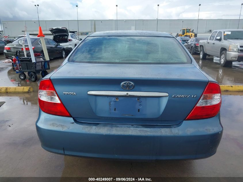 2004 Toyota Camry Le VIN: 4T1BE32K74U837414 Lot: 40249007