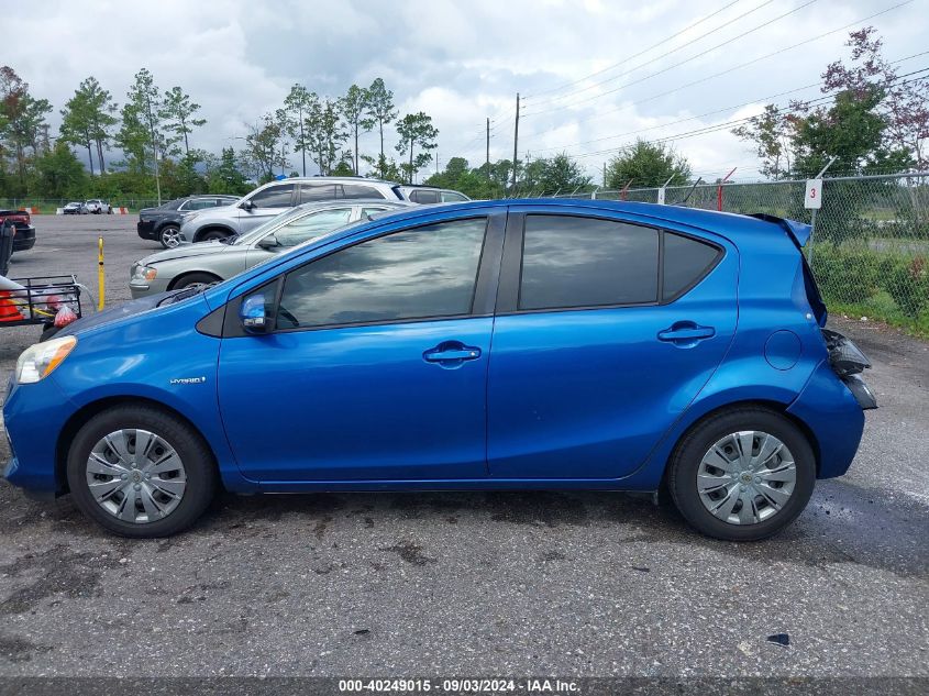 2014 Toyota Prius C One VIN: JTDKDTB34E1074237 Lot: 40249015