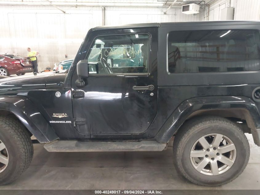 2012 Jeep Wrangler Sahara VIN: 1C4AJWBG4CL208867 Lot: 40249017