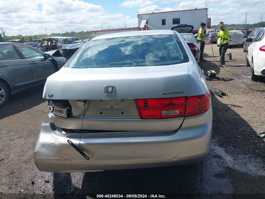 2005 Honda Accord 2.4 Lx VIN: 1HGCM554X5A166880 Lot: 40249034